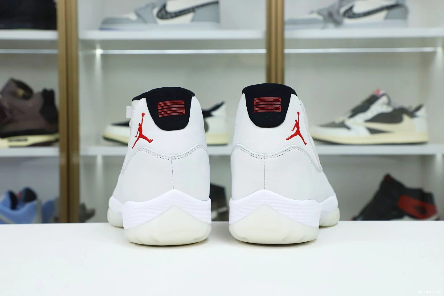 1st Kicks JORDAN AIR TINT 2014 PLATINUM Kimikick 11 XI RETRO AllSeason 1117